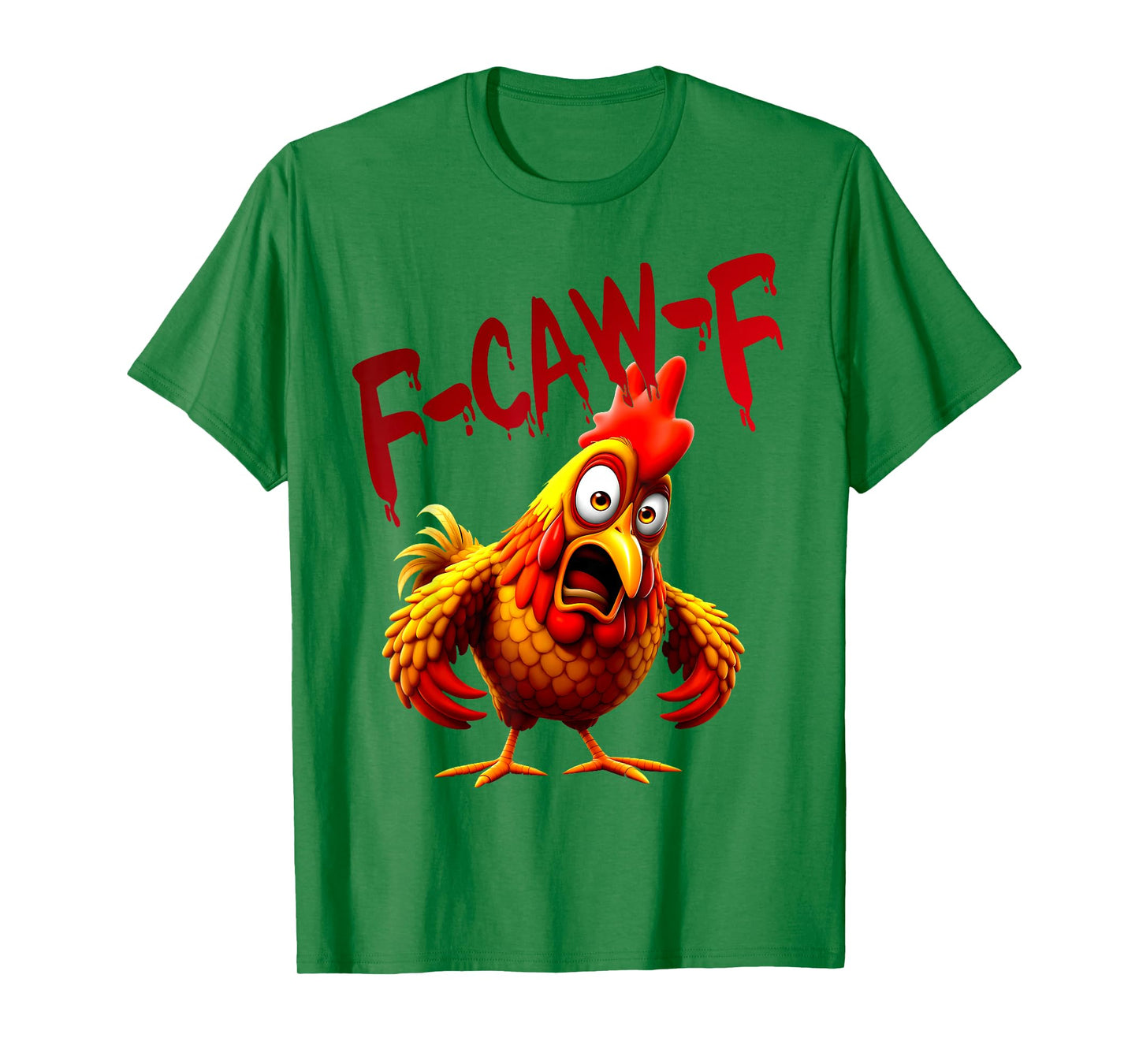 f-caw-f Funny Cow Chicken T-Shirt