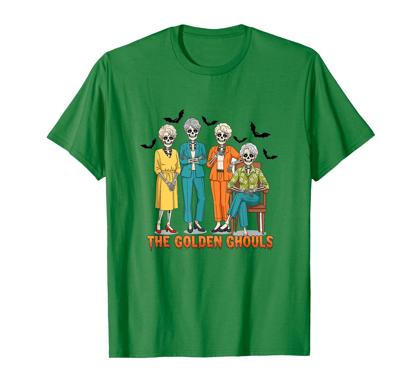 The Golden Ghouls Skeleton Halloween Idea Funny T-Shirt