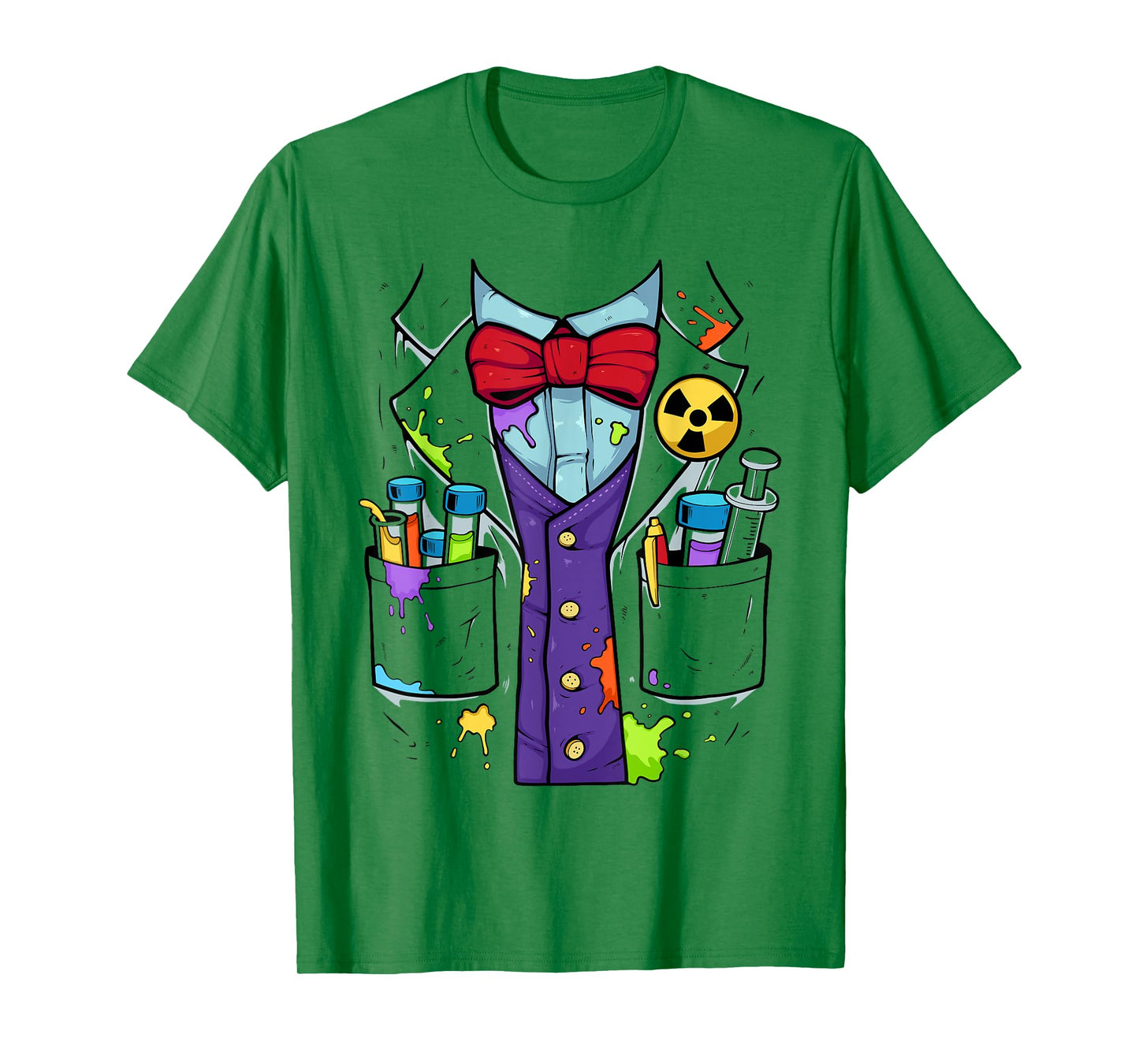 Easy Mad Scientist Halloween Costume Shirt Lazy Halloween T-Shirt