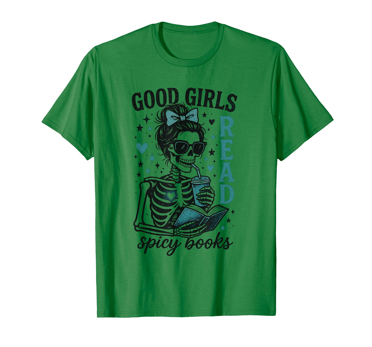 Romance Reader Good Girls Read Spicy Books Halloween Costume T-Shirt