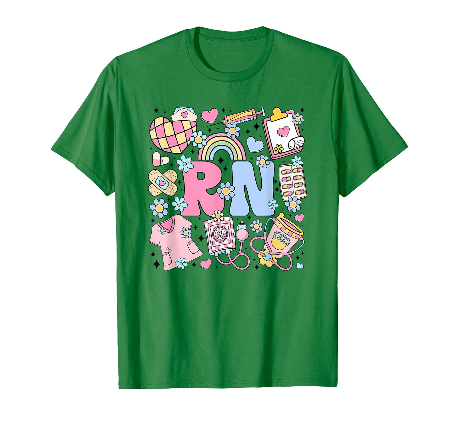 RN Nurse Stuff Retro RN Registered Nurse Nursing Student T-Shirt