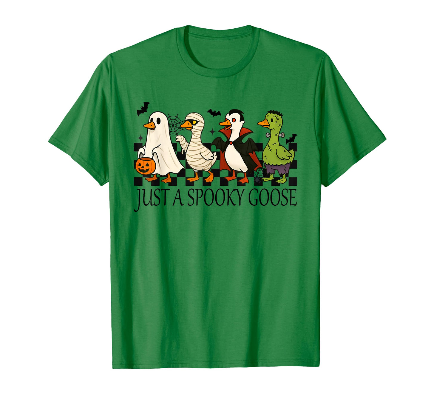 Just A Spooky Goose Halloween Silly Goose Funny Halloween T-Shirt