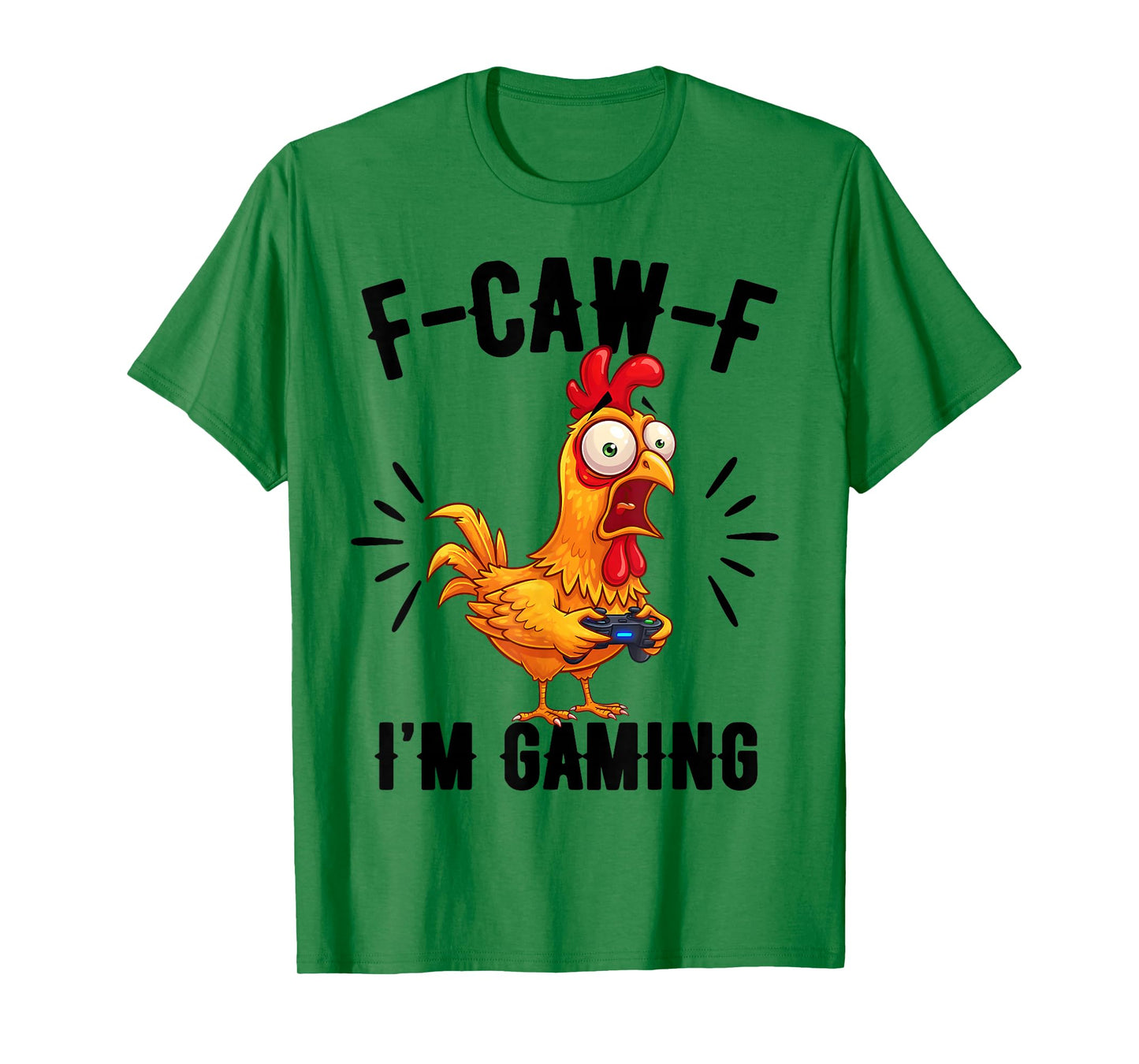 FCAWF Funny Farm Animal Humor for Bird Lovers Rooster Gaming T-Shirt