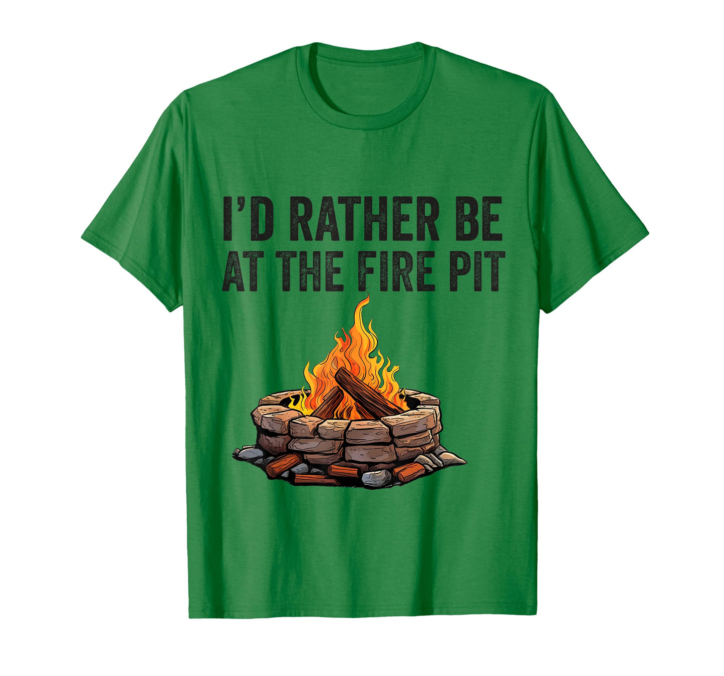 Fire Pit Bonfire Campfire Lover For Women Men Camping Lover T-Shirt