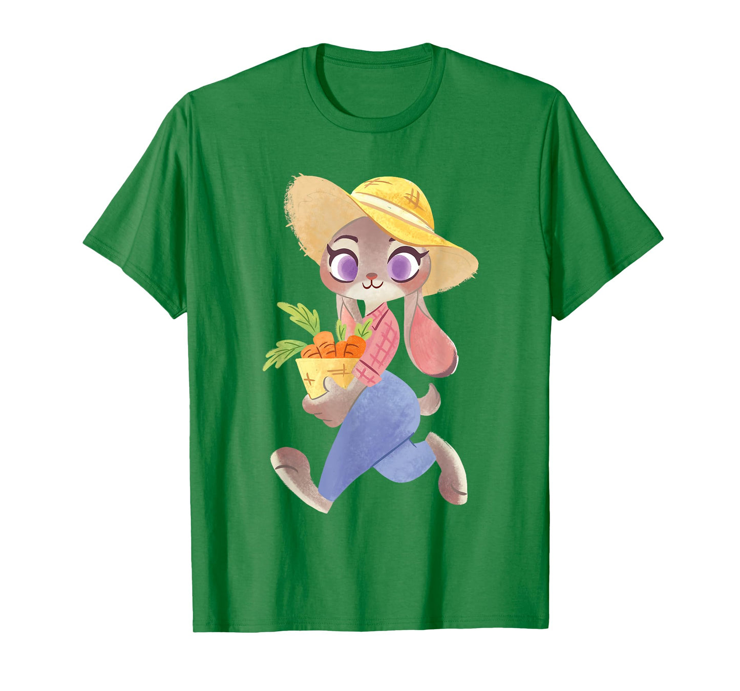 Disney Zootopia Judy Hopps Farm Outfit Picking Up Carrots T-Shirt