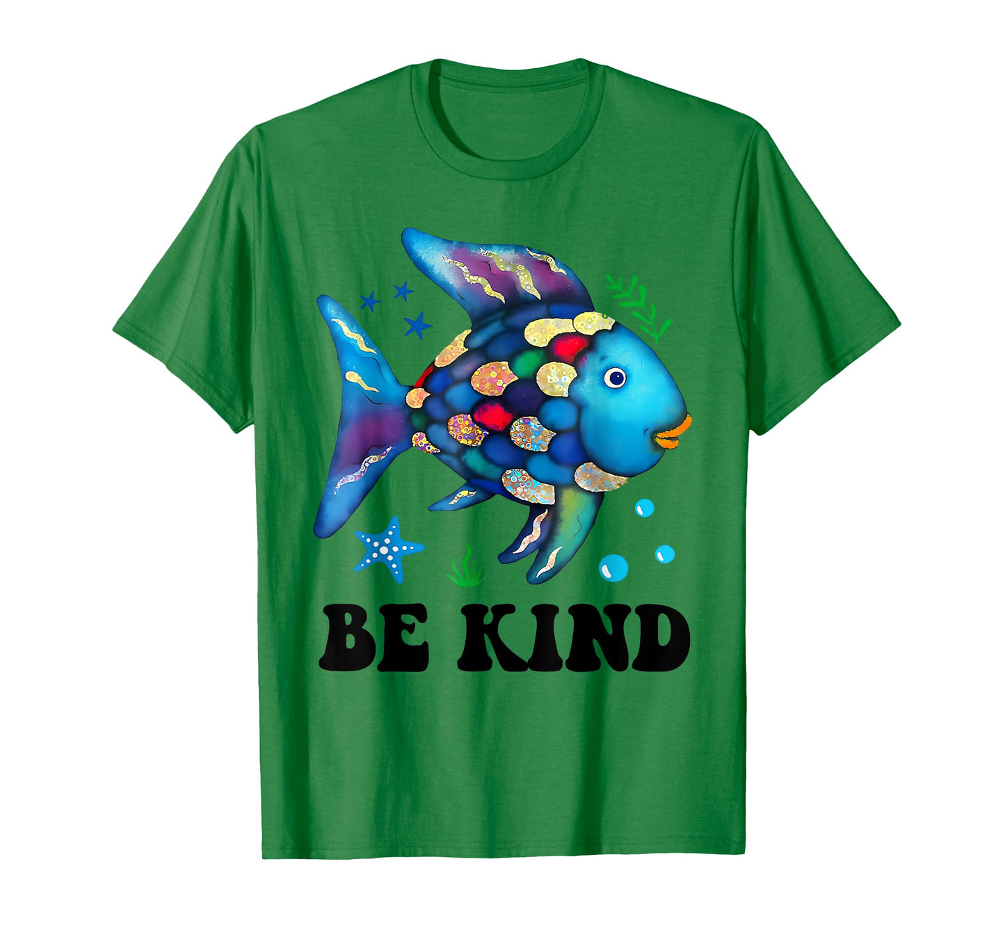 Be Kind Rainbow Fish Teacher Life Teacher Back To School T-Shirt