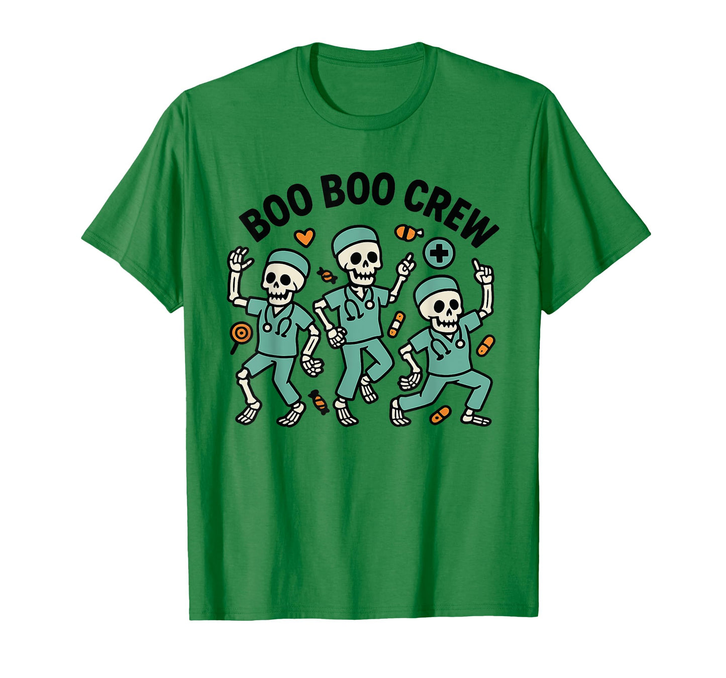 Boo Boo Crew Skeleton Shift for Nurses T-Shirt