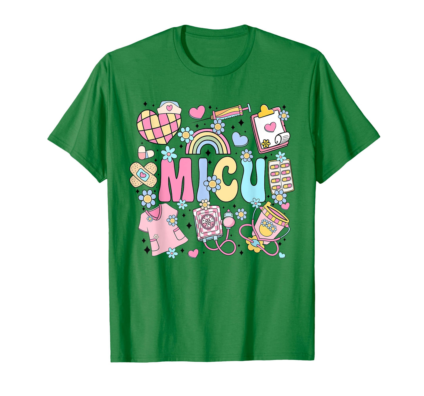 MICU Nurse Stuff Medical Intensive Care Unit ICU Nursing T-Shirt