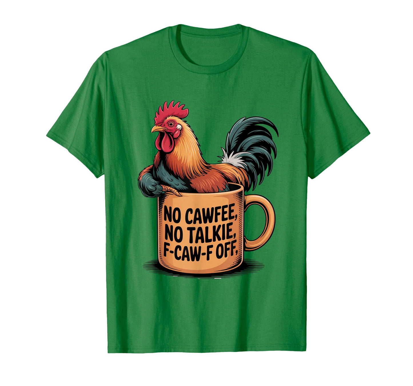 Funny Coffee Lover F-CAW-F Cawfee T-Shirt