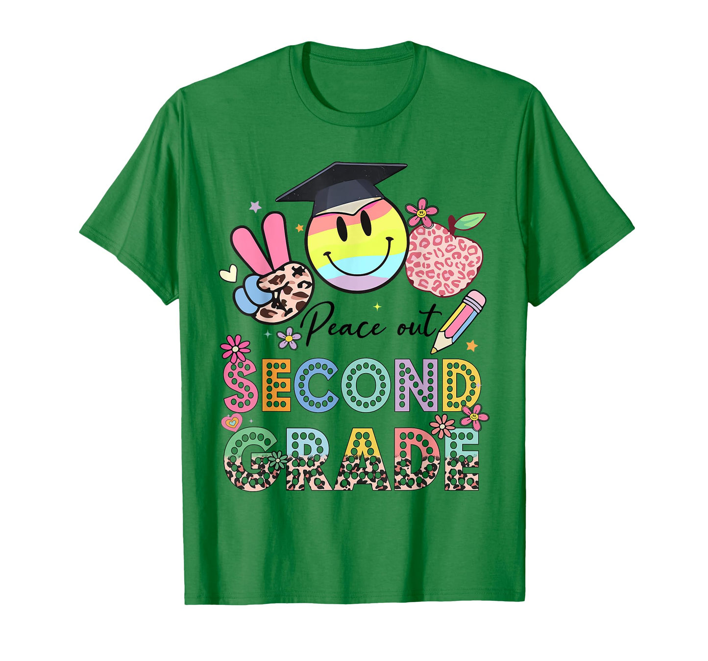 Peace Out 2nd Second Grade Graduation Last Day Of School T-Shirt