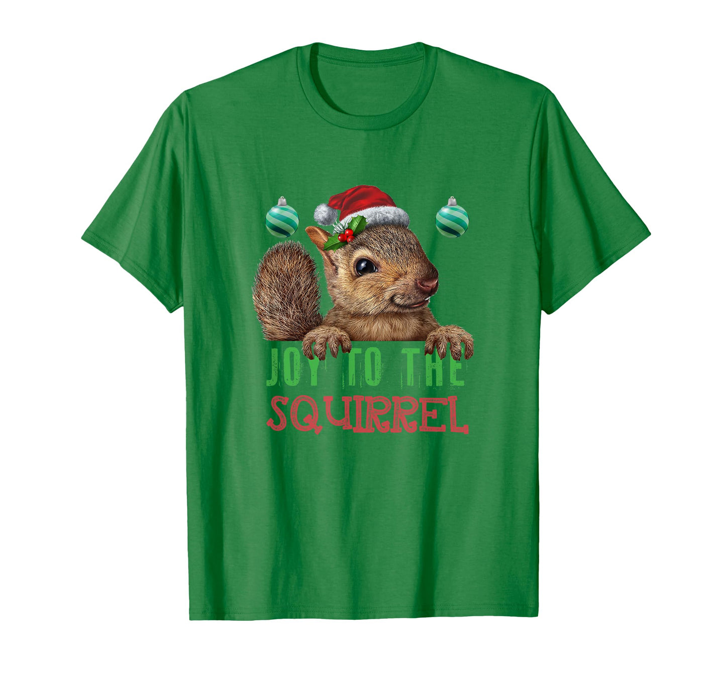 Squirrel Christmas Xmas Holiday Gifts Joy to the Squirrel T-Shirt