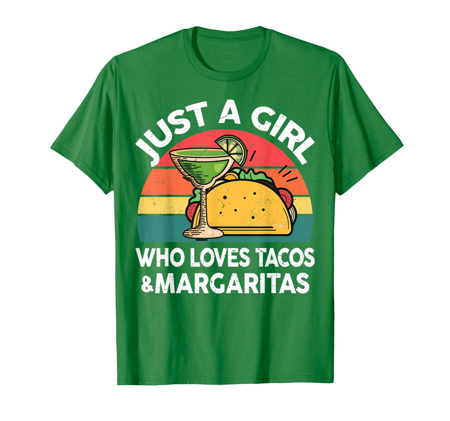 Girl Love Tacos Margarita Shirt Cinco De Mayo Mexican Women T-Shirt