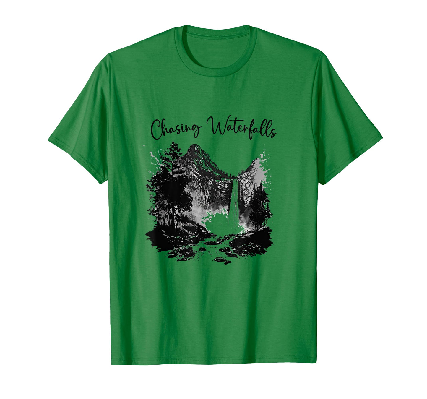 Hiking Tees Hiking Chasing Waterfalls Hikers Nature Lover T-Shirt