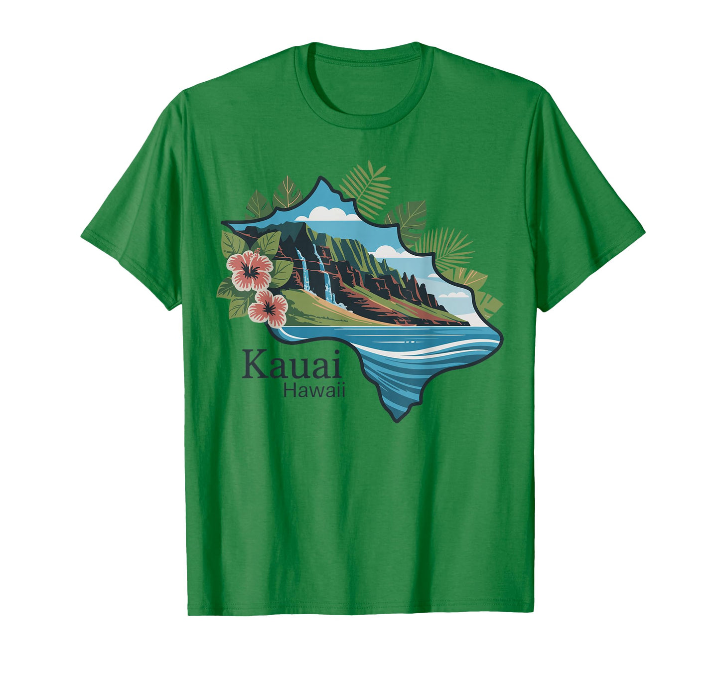 Kauai Hawaii Napali Coast Scenic Souvenir T-Shirt