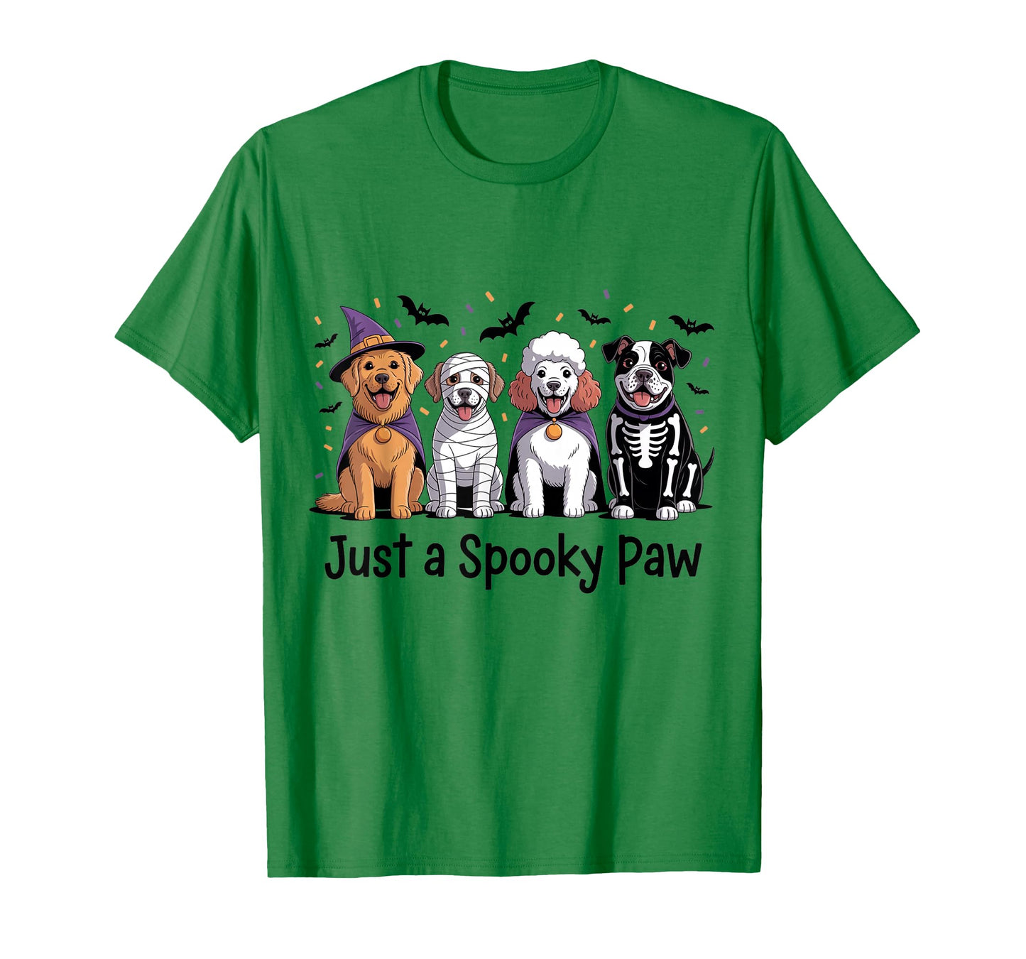 Just A Spooky Halloween Dog Group Beagles As Witch Mummy T-Shirt