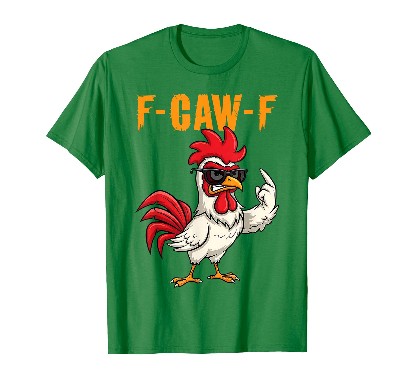 Funny F-Caw-F Chicken FCAWF Rooster Halloween Bird Crow T-Shirt