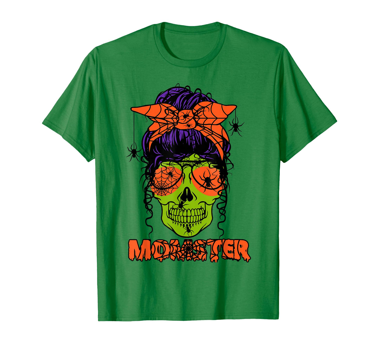 Momster Funny Mama Halloween Skull Mom of Monsters T-Shirt