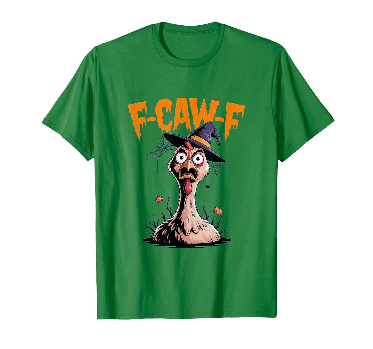 Funny F-Caw-F Chicken FCAWF Chicken Halloween Spooky T-Shirt