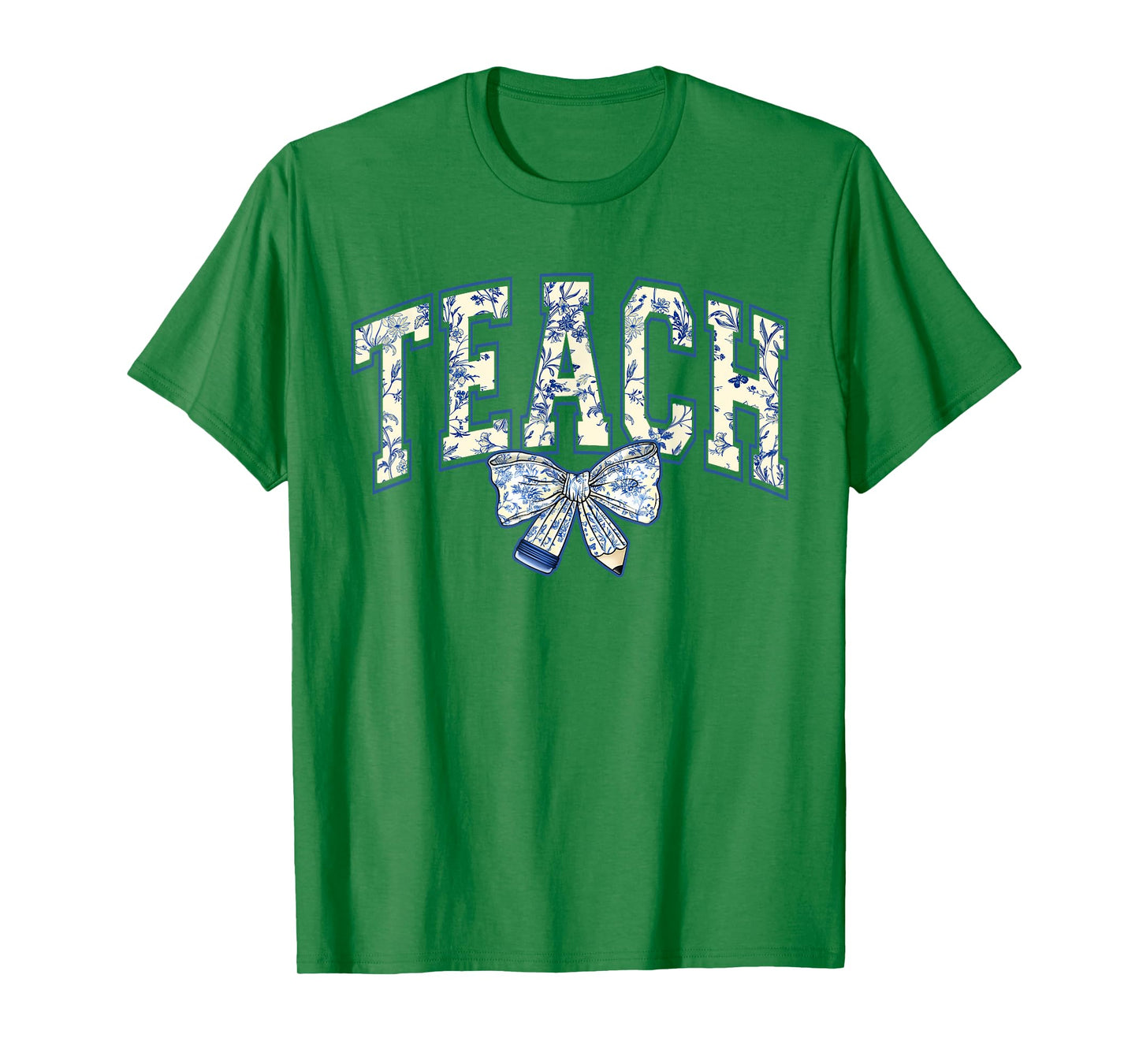Women Teacher Coquette Bow Floral Teach Teacher Day T-Shirt