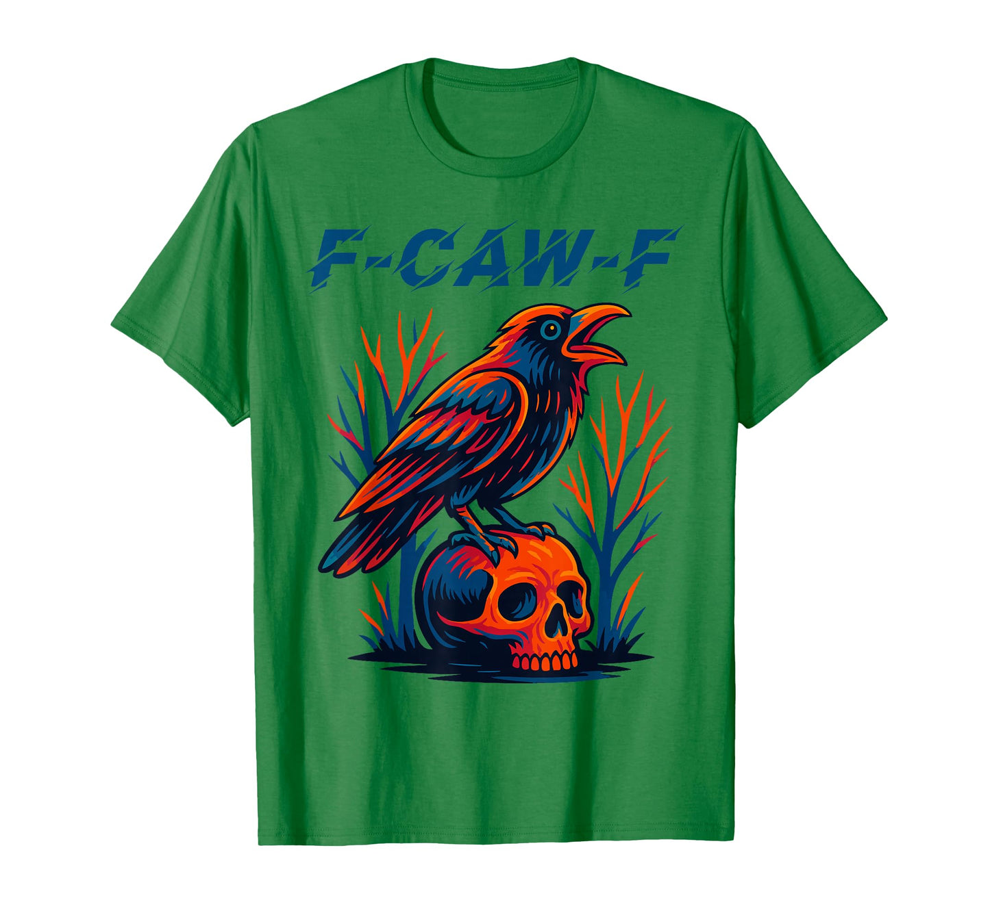 F-Caw-F Crow Pun Funny Black Bird Saying Meme Humor T-Shirt