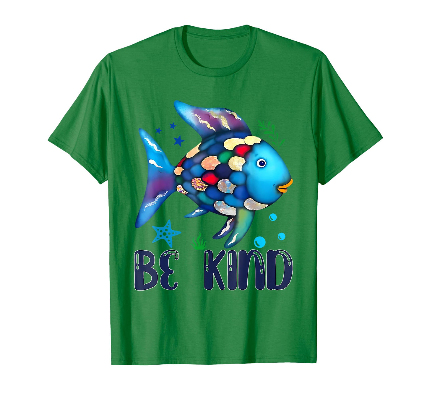 Be Kind Rainbow Fish World Book Day Rainbow Scale Fish T-Shirt