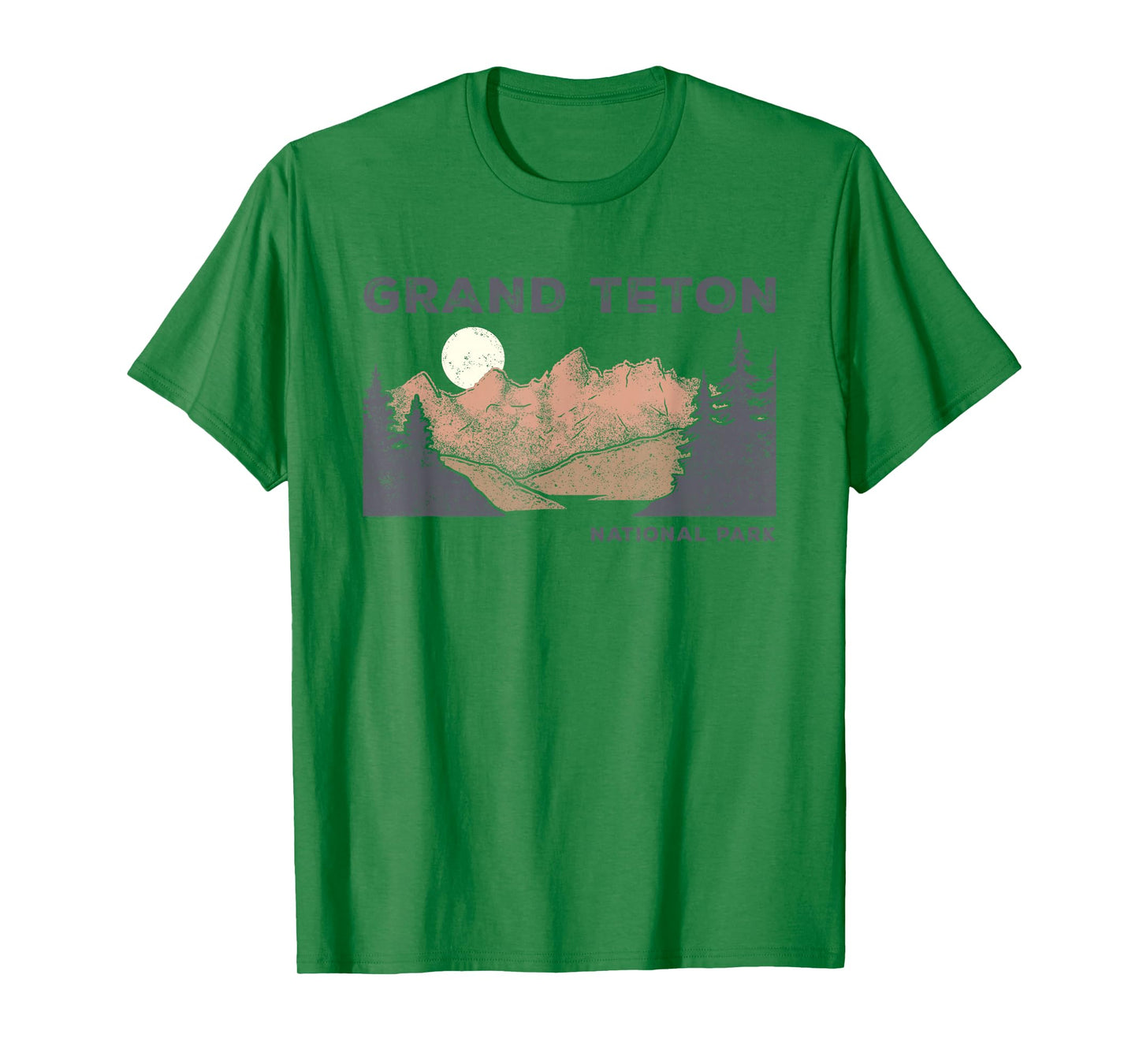 Retro Grand Teton National Park Wyoming Vintage Womens Mens T-Shirt