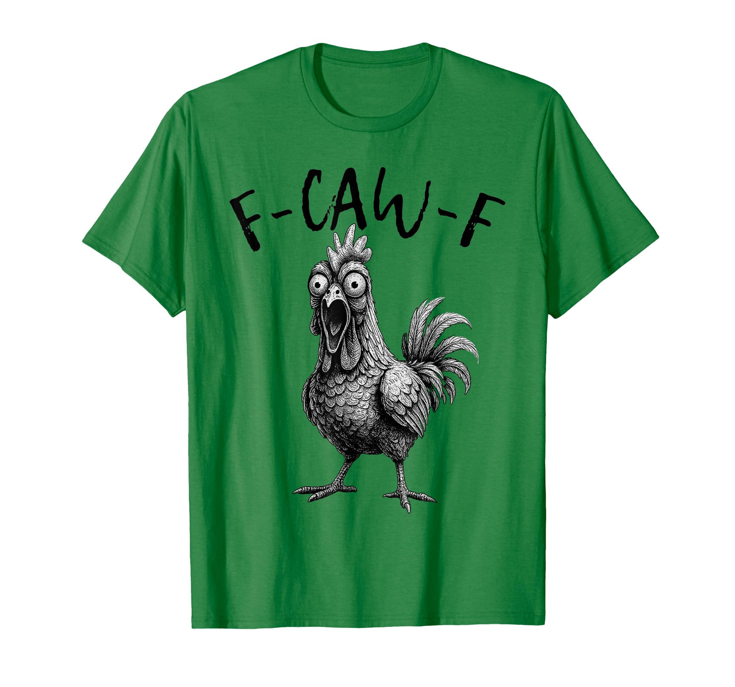 F-Caw-F Chicken FCAWF Chicken Funny Vintage T-Shirt