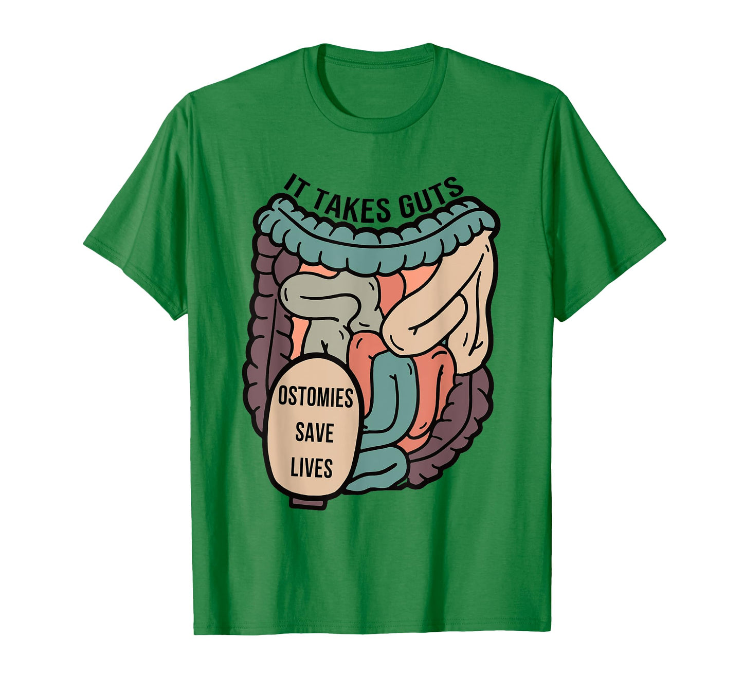 Gastroenterologist Gastro It Takes Guts Ostomies Save Lives T-Shirt
