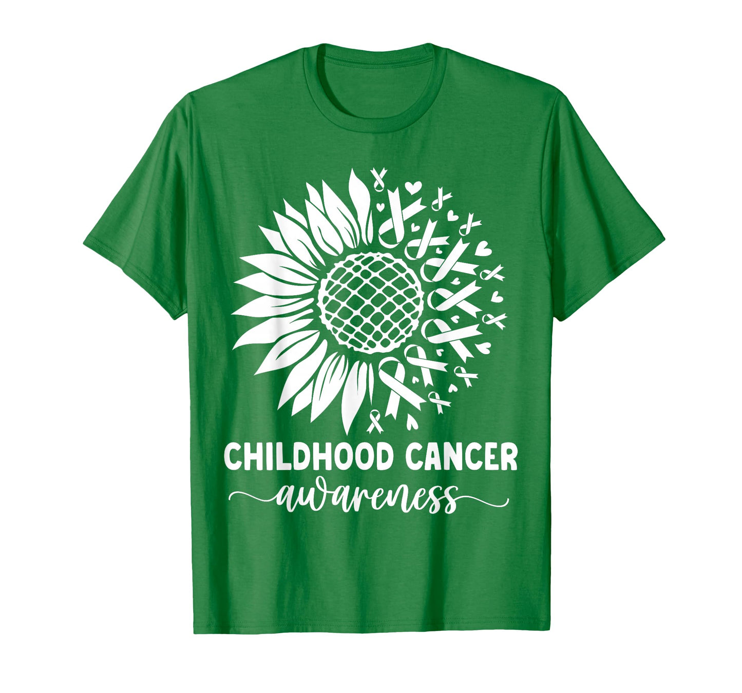 Childhood Cancer awareness Sunflower yellow childhood cancer T-Shirt