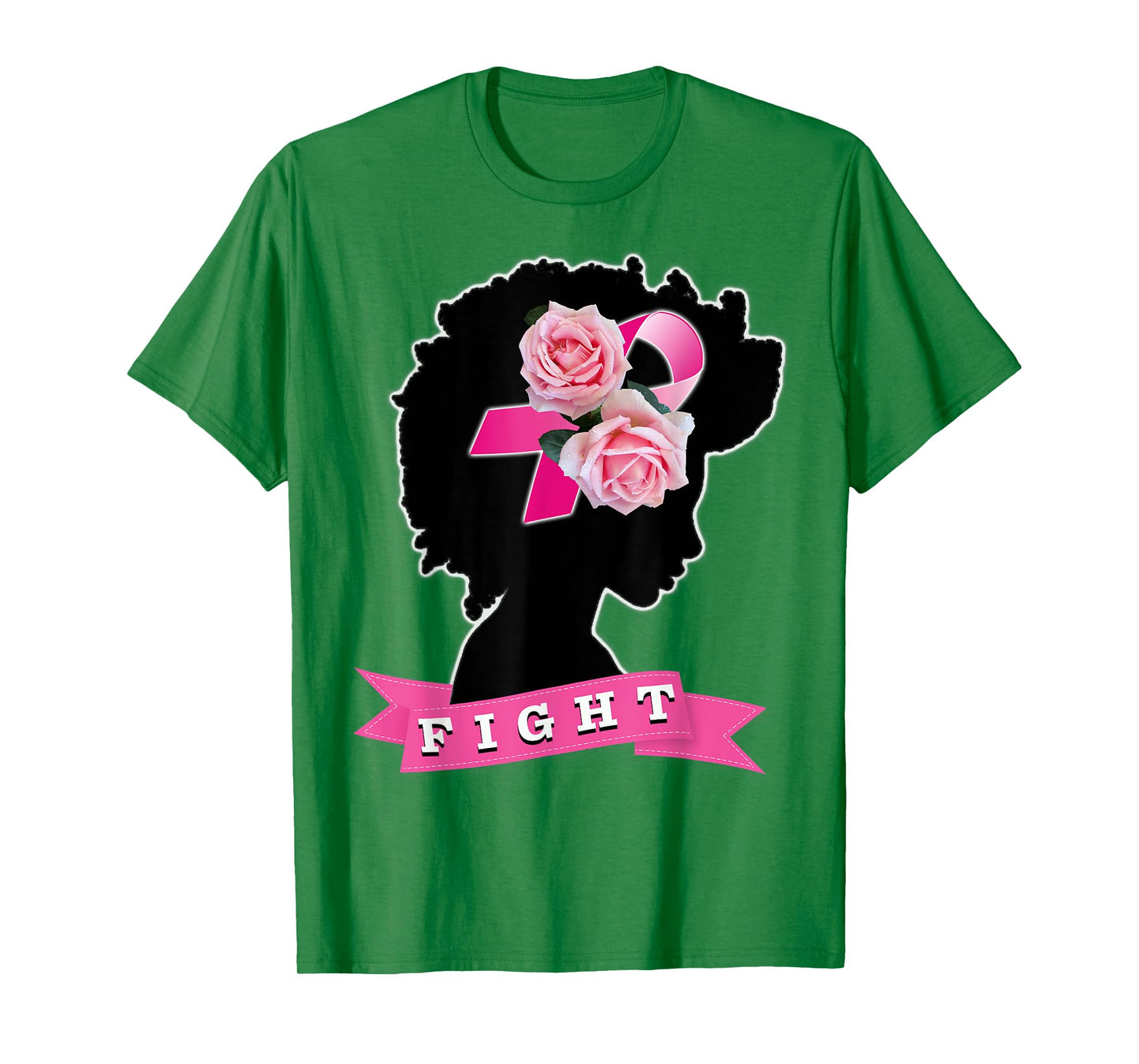 Black Women Breast Cancer Awareness T-shirt