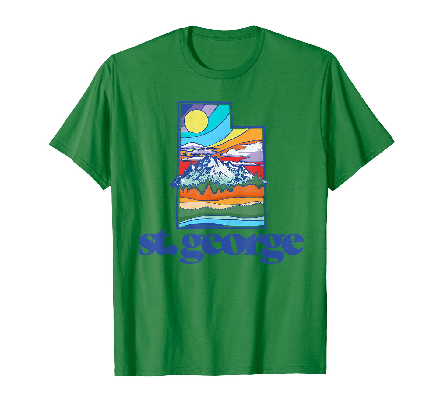 St. George Utah Vintage Nature Outdoor Graphic T-Shirt