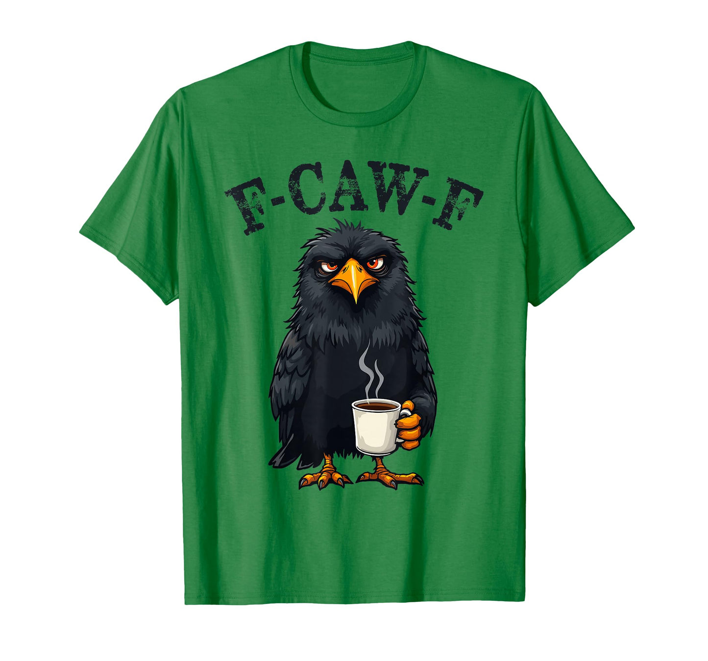 Black Crow, F-Caw-F Funny Black Bird T-Shirt