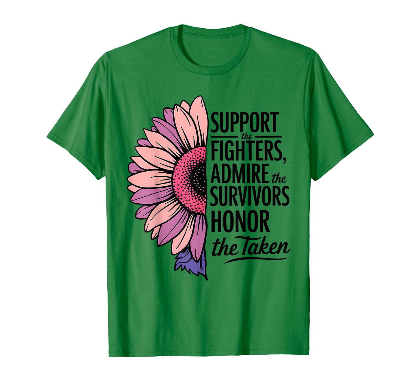 Breast Cancer Support Admire Honor Breast Cancer Awareness T-Shirt