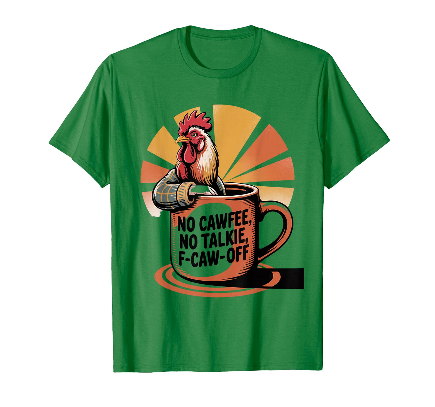Funny Coffee Lover F-CAW-F Cawfee T-Shirt