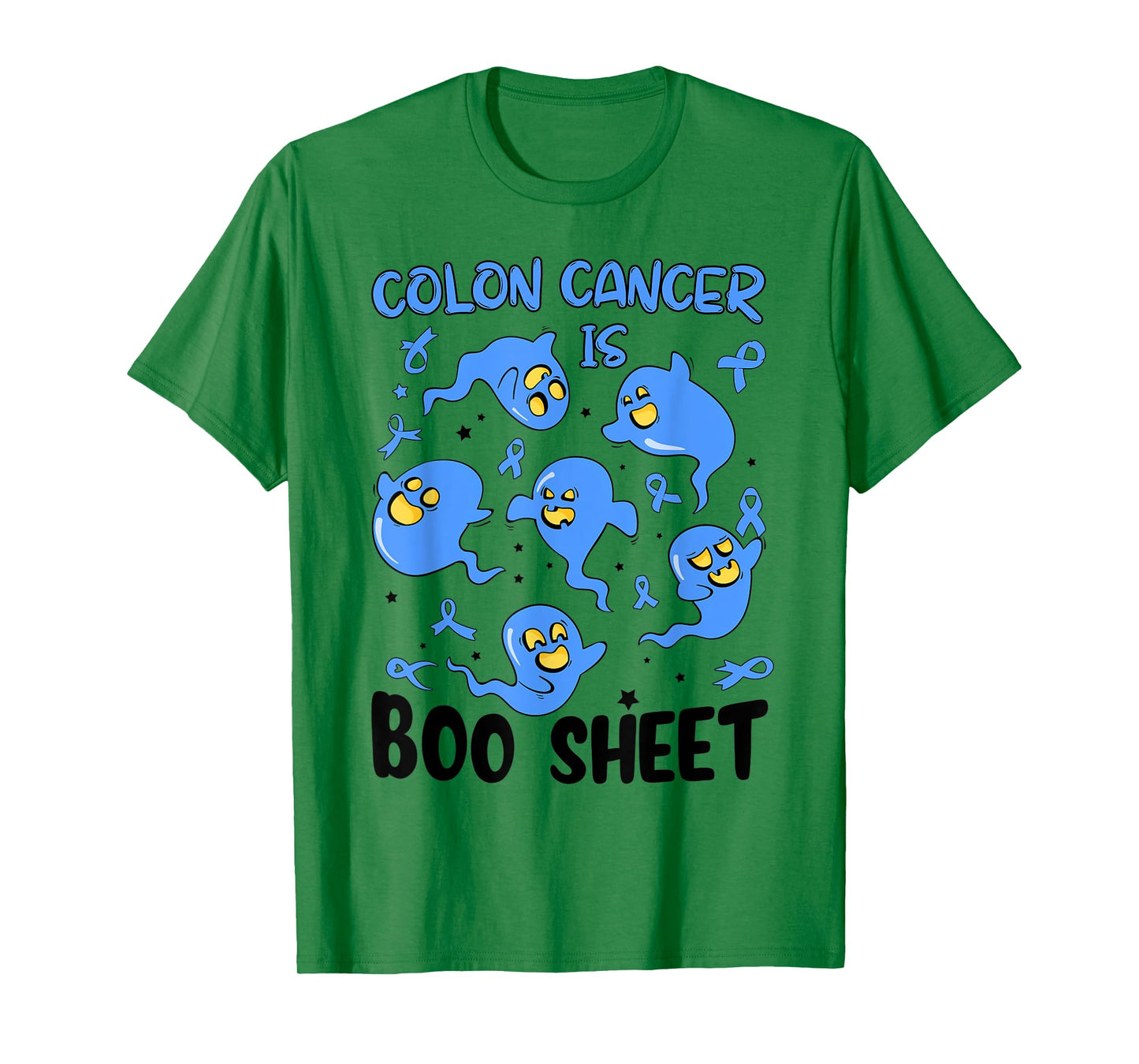 Funny Colon Cancer Is Boo Sheet Ghost Halloween Costume T-Shirt
