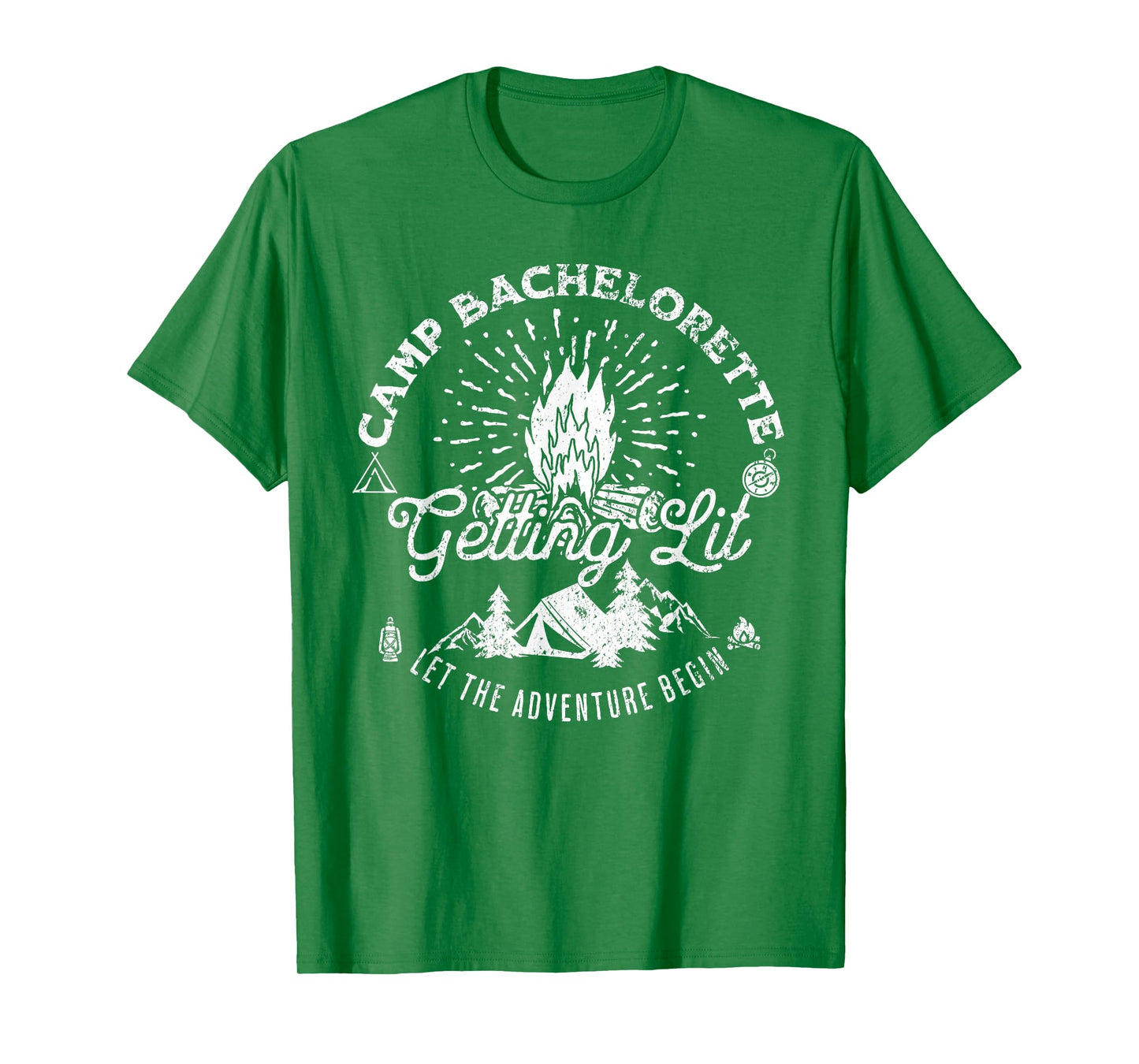 Camp Bachelorette Getting Lit Bride Party Matching Gifts T-Shirt
