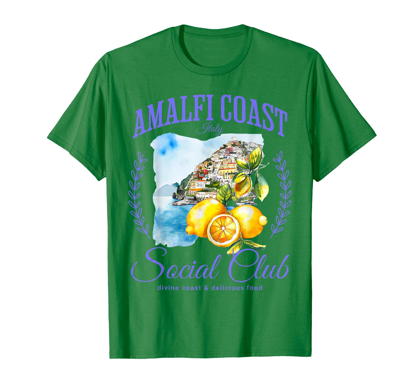 Italy Gift For Her Amalfi Coast Italy Sorrento Capri Lemons T-Shirt