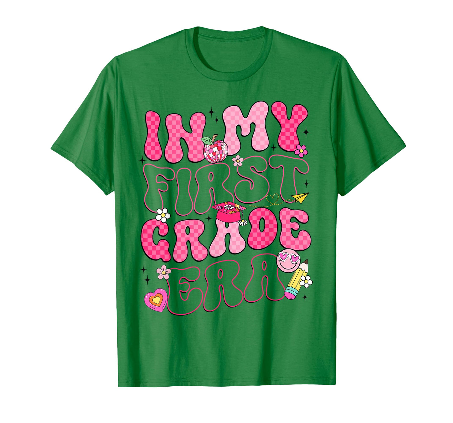 In My First Grade Era Back To School Groovy Girl Women T-Shirt