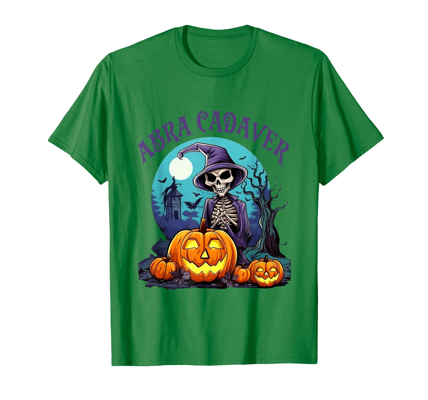 Abra Cadaver Skeleton Spooky Horror Halloween T-Shirt
