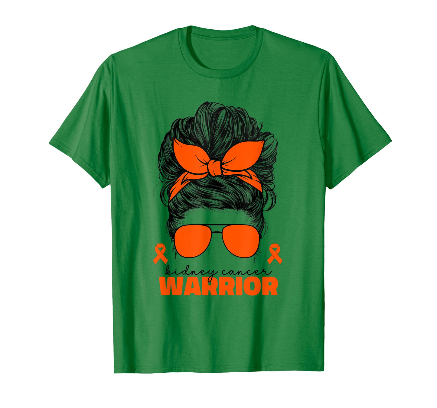 Kidney Cancer Warrior For Women Ribbon Kidney Cancer Warrior T-Shirt