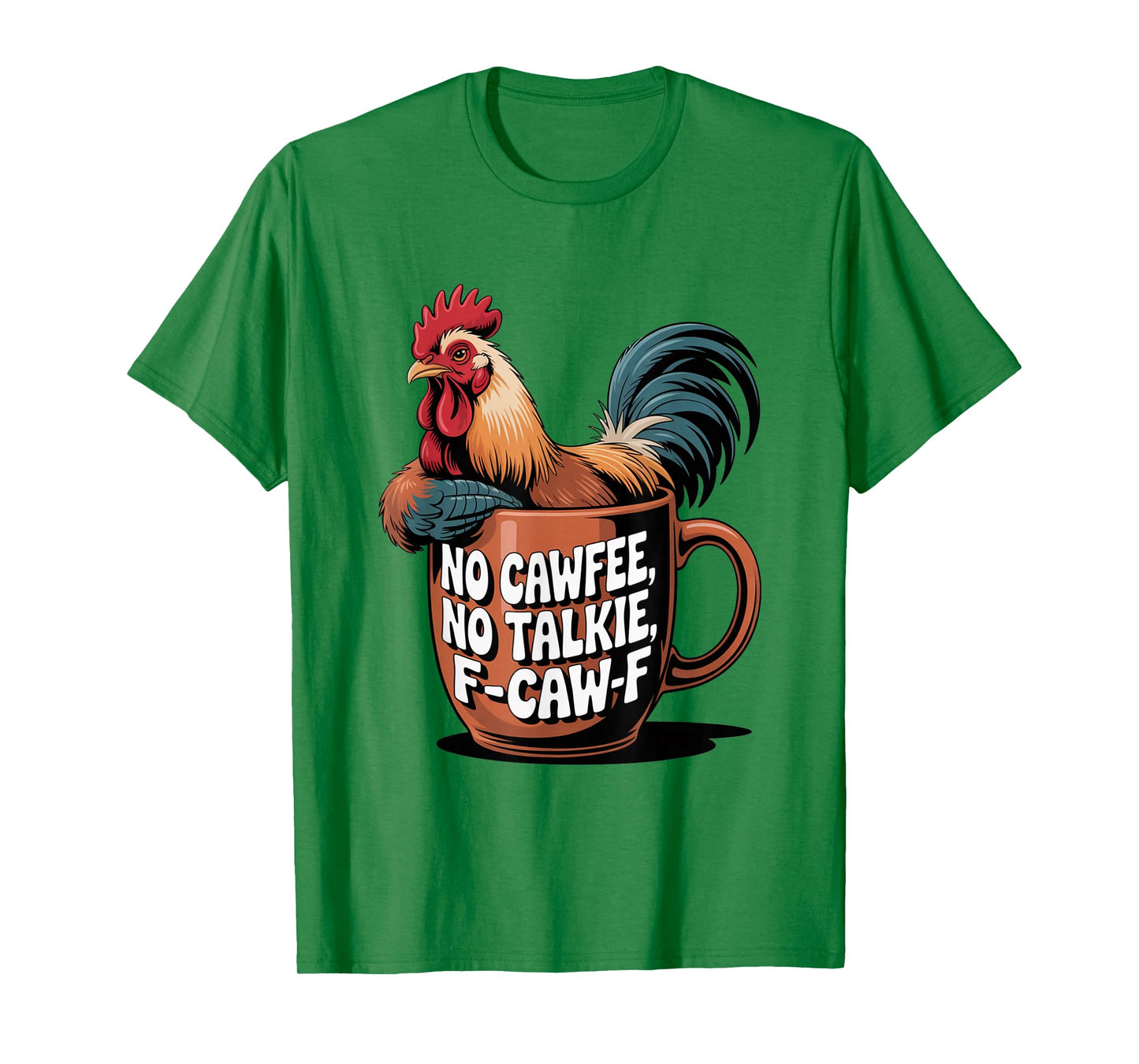 Funny Coffee Lover F-CAW-F Cawfee T-Shirt