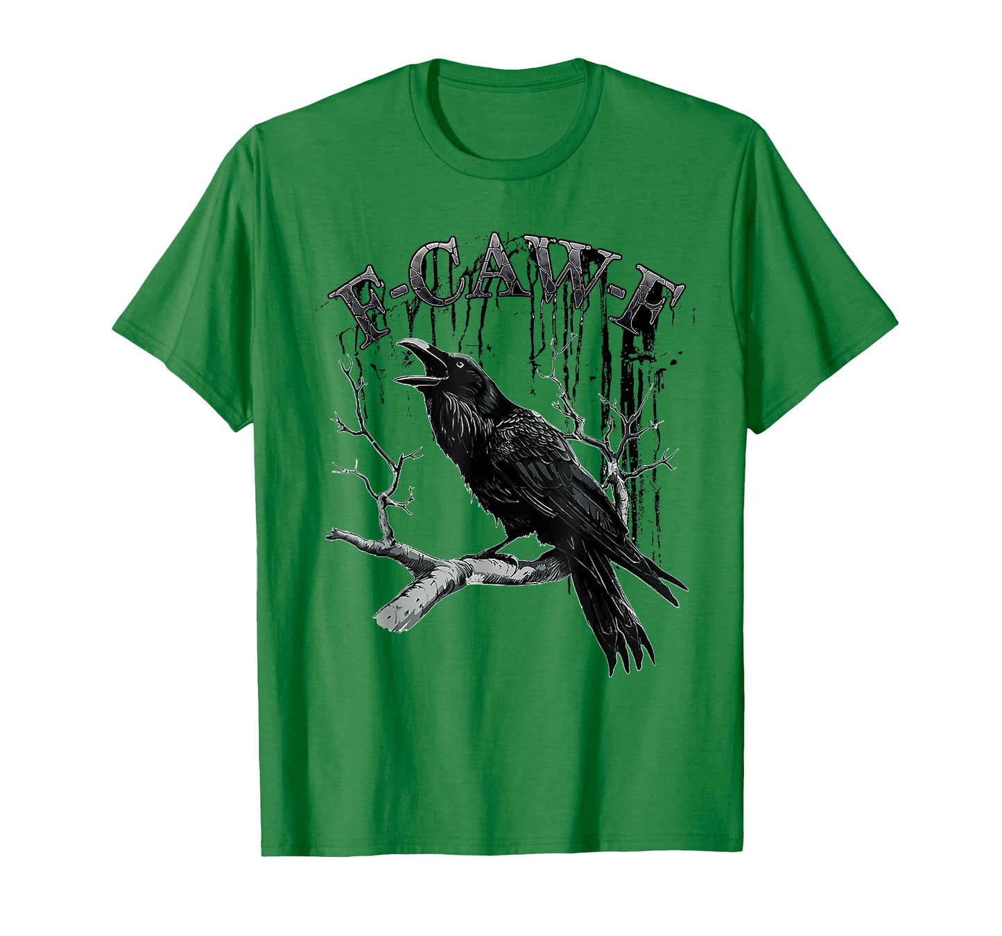 Funny Black Crow F-Caw-F Black Bird F-Caw-F T-Shirt