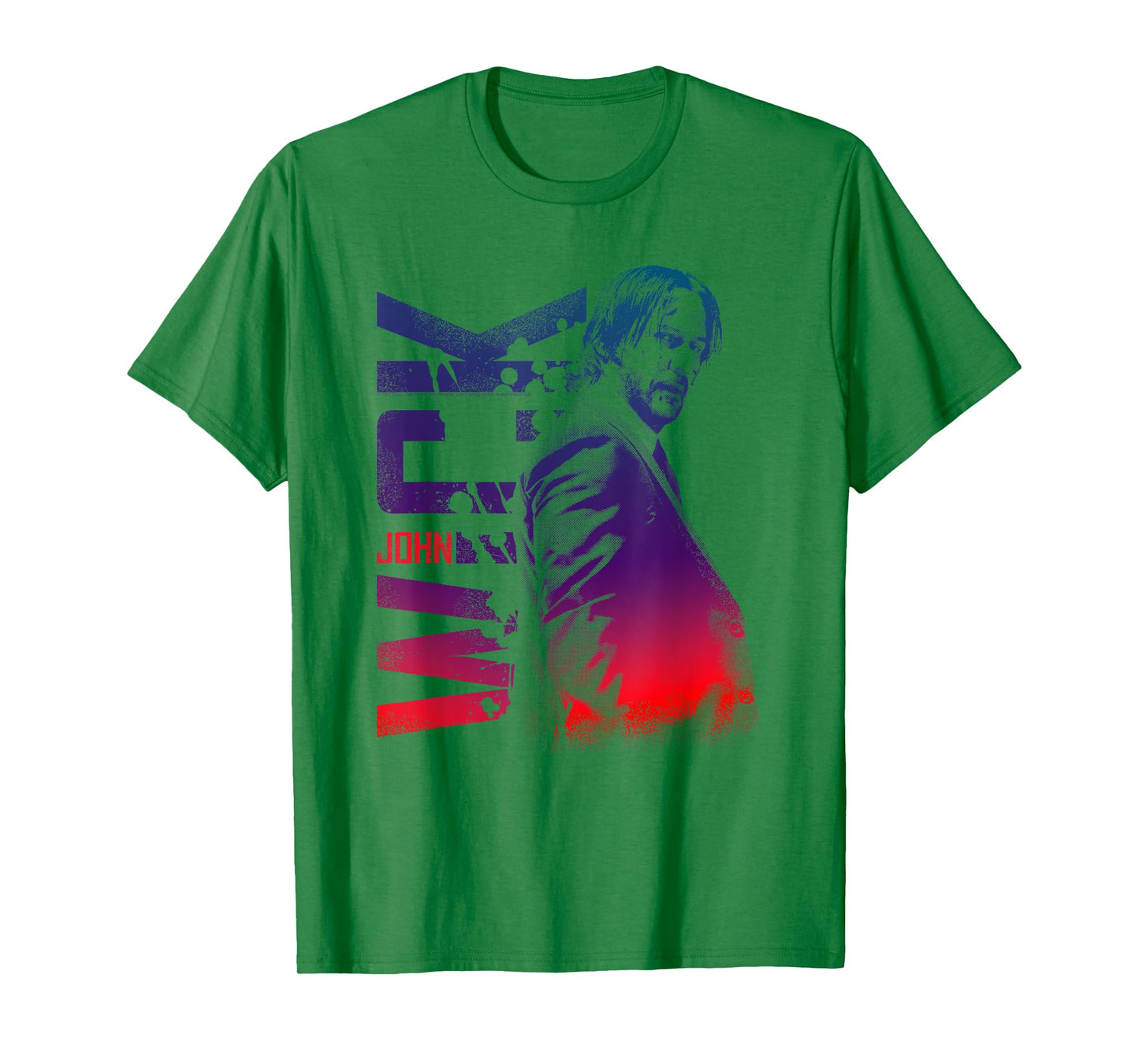 John Wick Colorful Photo with Logo Action Movie T-Shirt