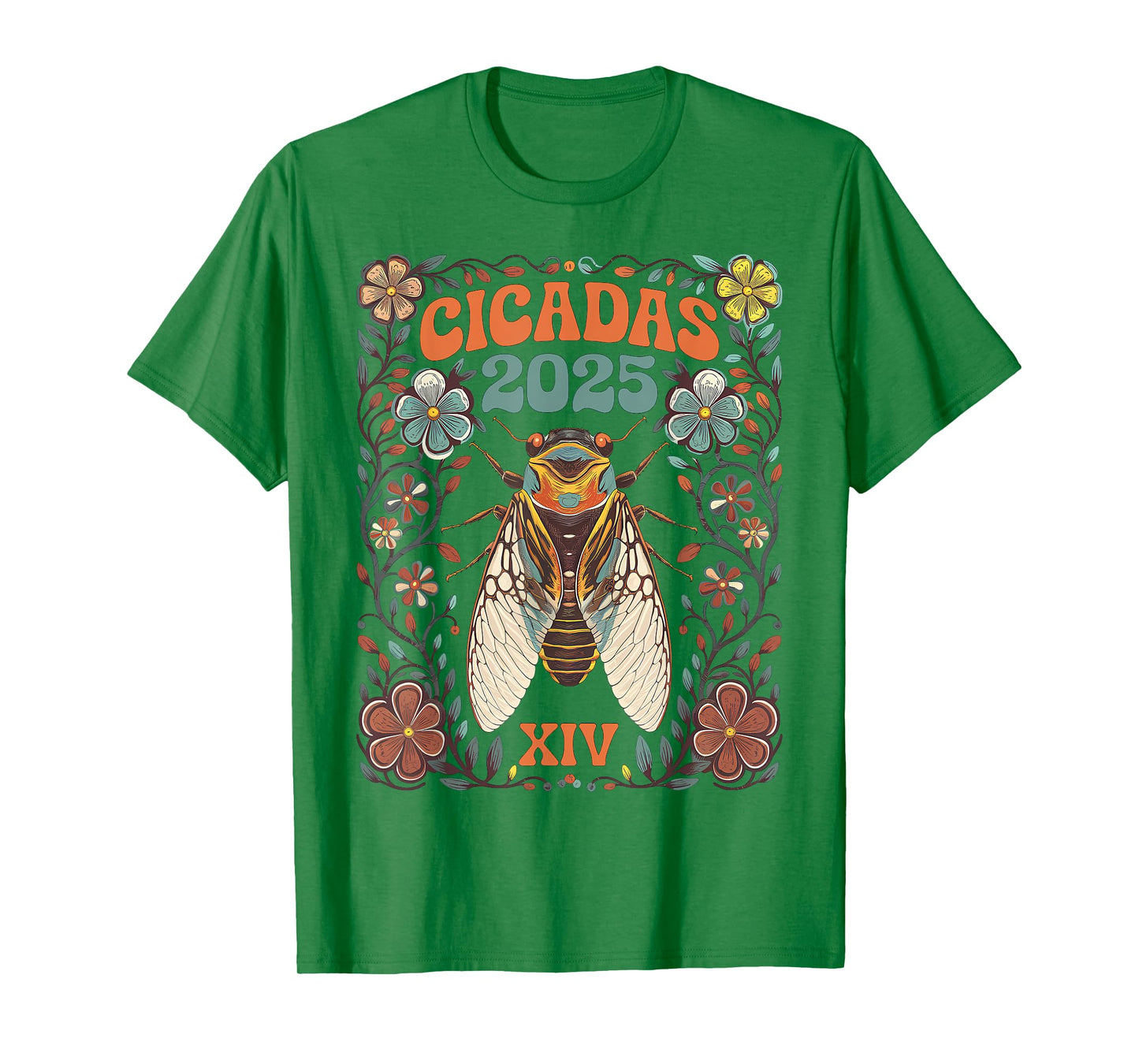 Cicada Brood XIV Summer 2025 Reunion Tour Swarm Cicadas T-Shirt