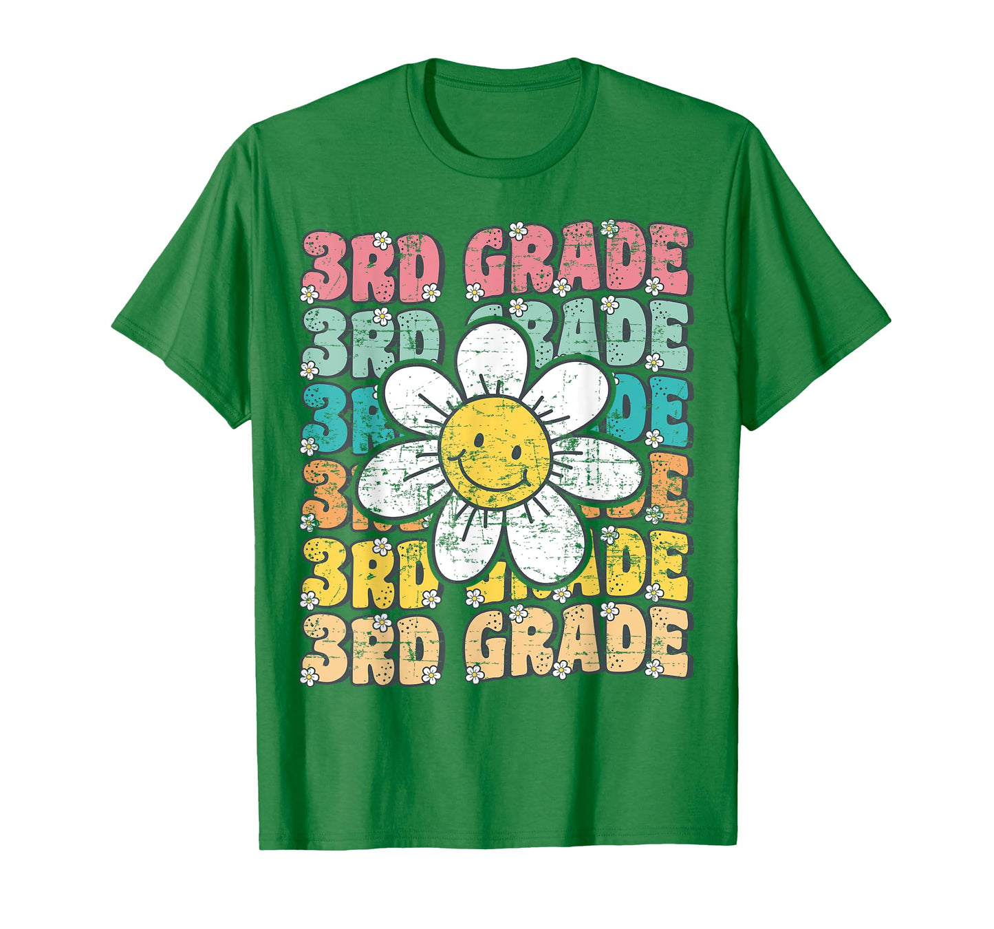 Groovy 3rd Grade Back To School First Day of Third Grade T-Shirt