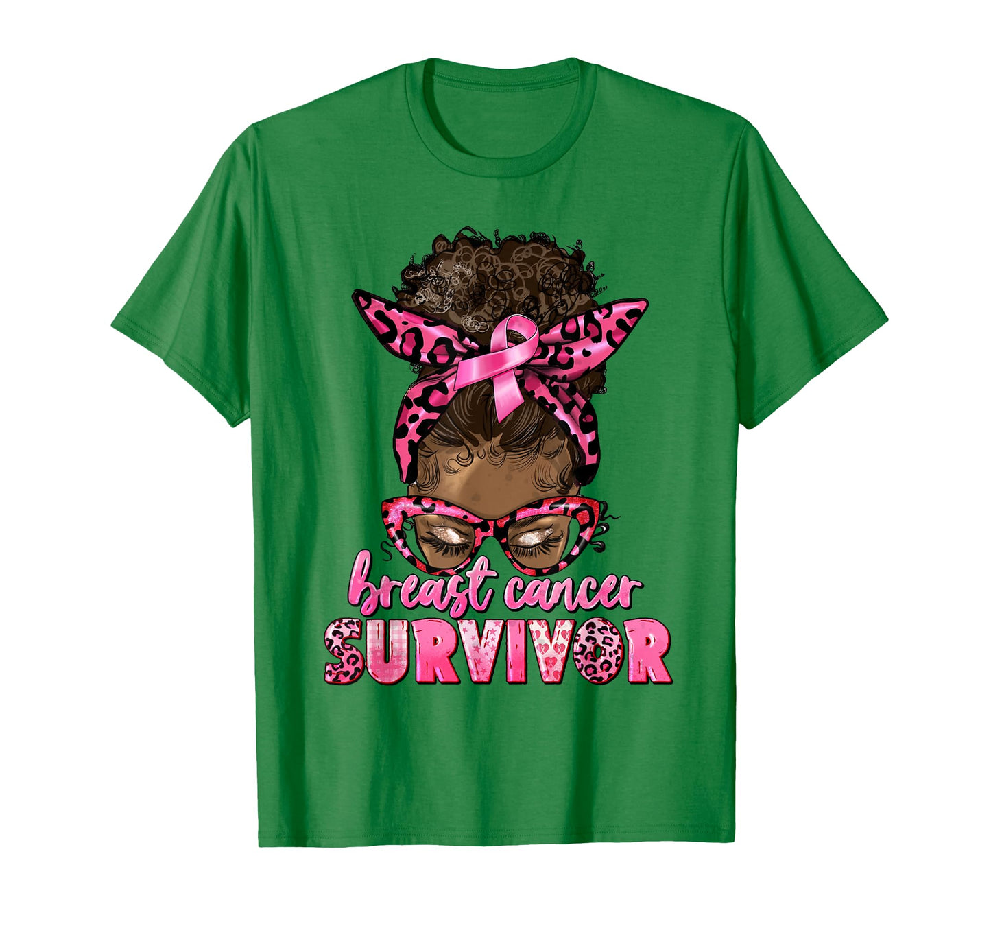 Breast Cancer Awareness Survivor Black Women Melanin Warrior T-Shirt