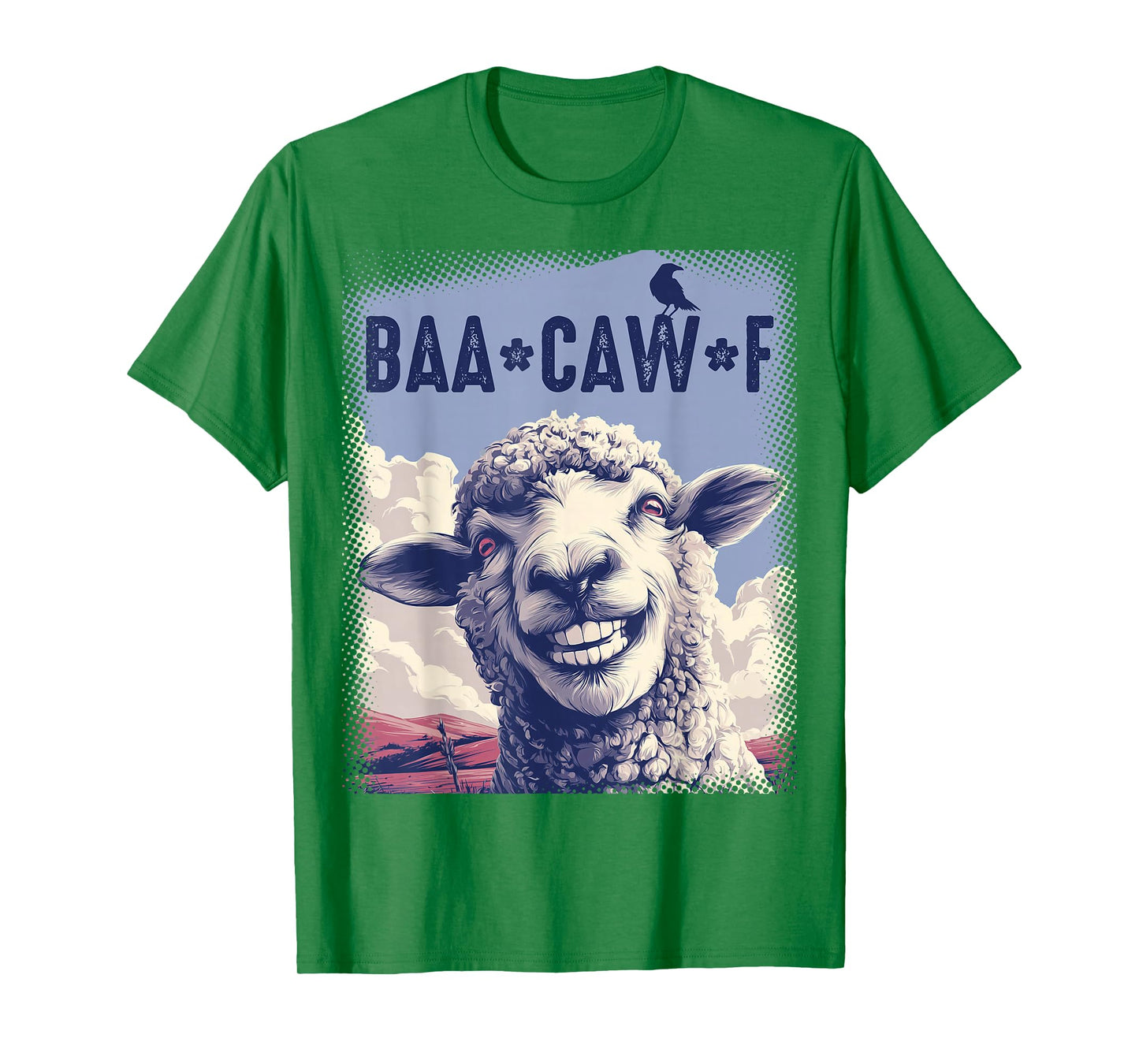 Sheep Baa + Crow Caw Back Off Pun Tee for Introverts & Teens T-Shirt