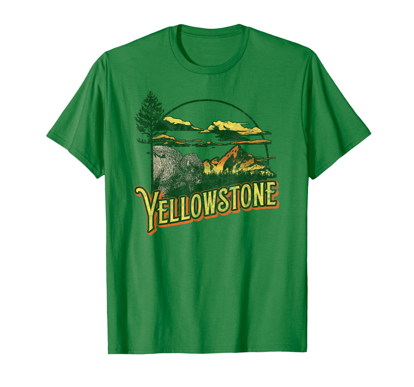 Vintage Yellowstone National Park Retro T-Shirt T-Shirt