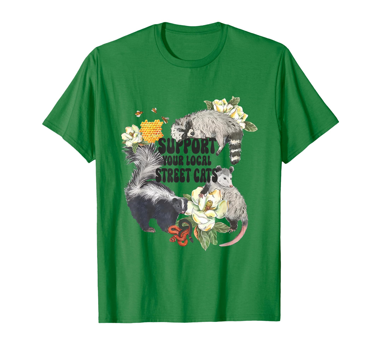 Support Your Local Street Cats Team Trash Street Cats Squad T-Shirt
