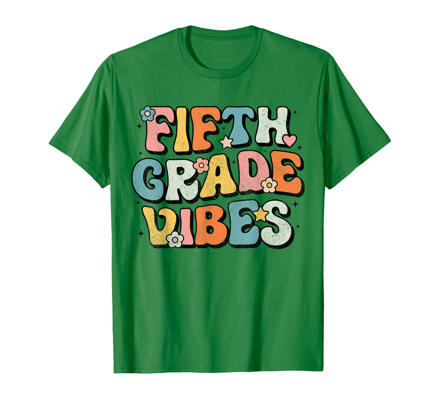 Fifth Grade Vibes - 5th Grade Team Retro 1st Day of School T-Shirt